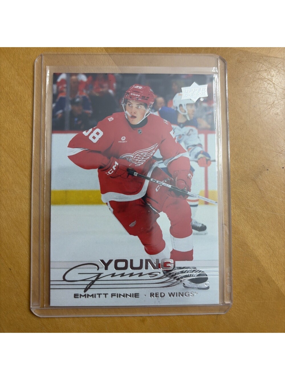 2025-26 Upper Deck UD NHL Series 2 Emmitt Finnie Young Guns #494 Red Wings 494